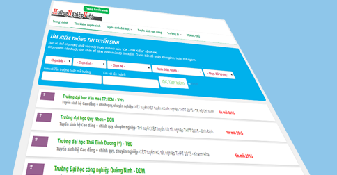 Hướng nghiệp Việt đưa vào triển khai trang tuyển sinh Hướng nghiệp Việt đưa vào triển khai trang tuyển sinh